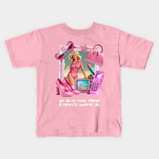 Cute Pink Girls Doll Kids T-Shirt